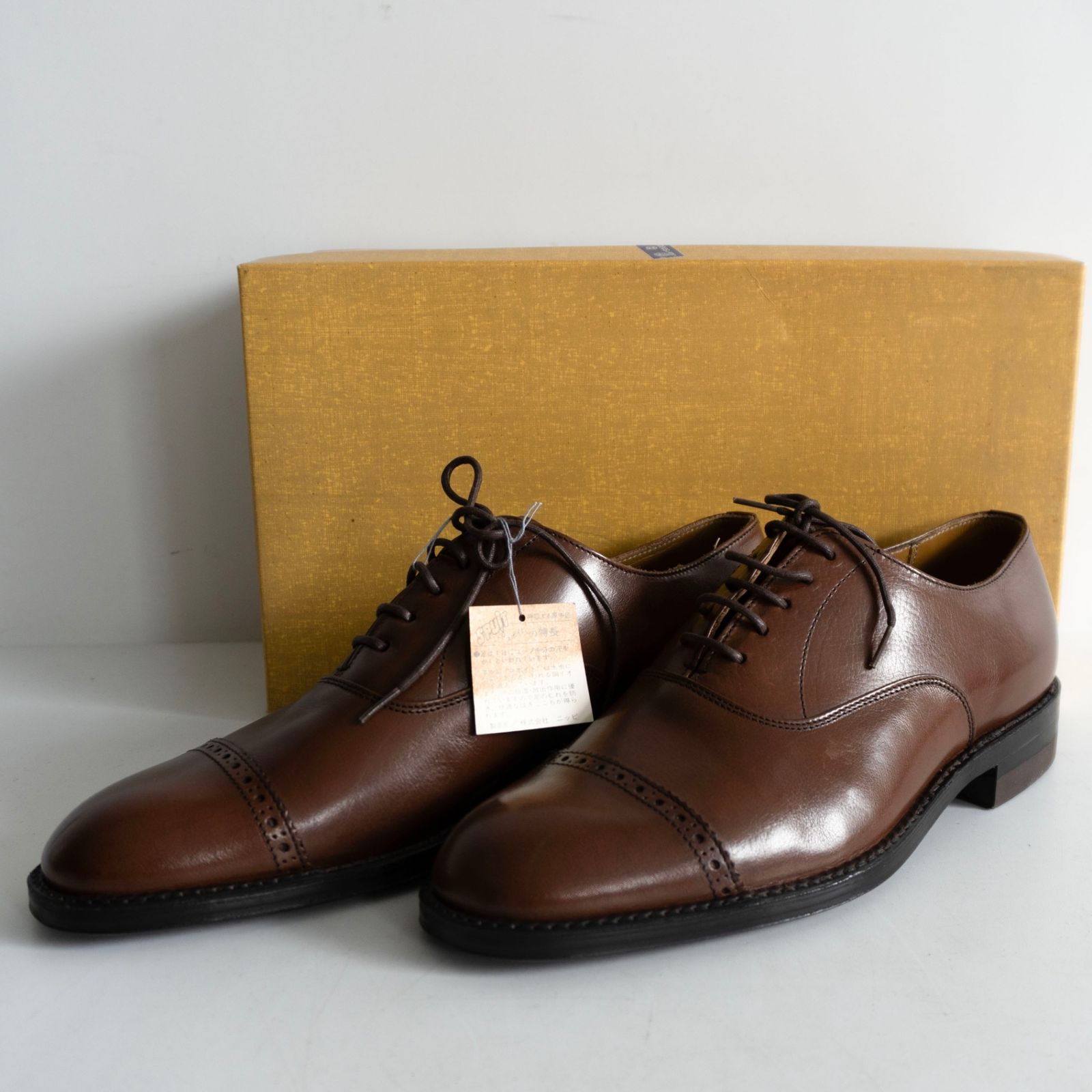 試着のみ美品】REGAL【ストレートチップ レザーシューズ】25EE