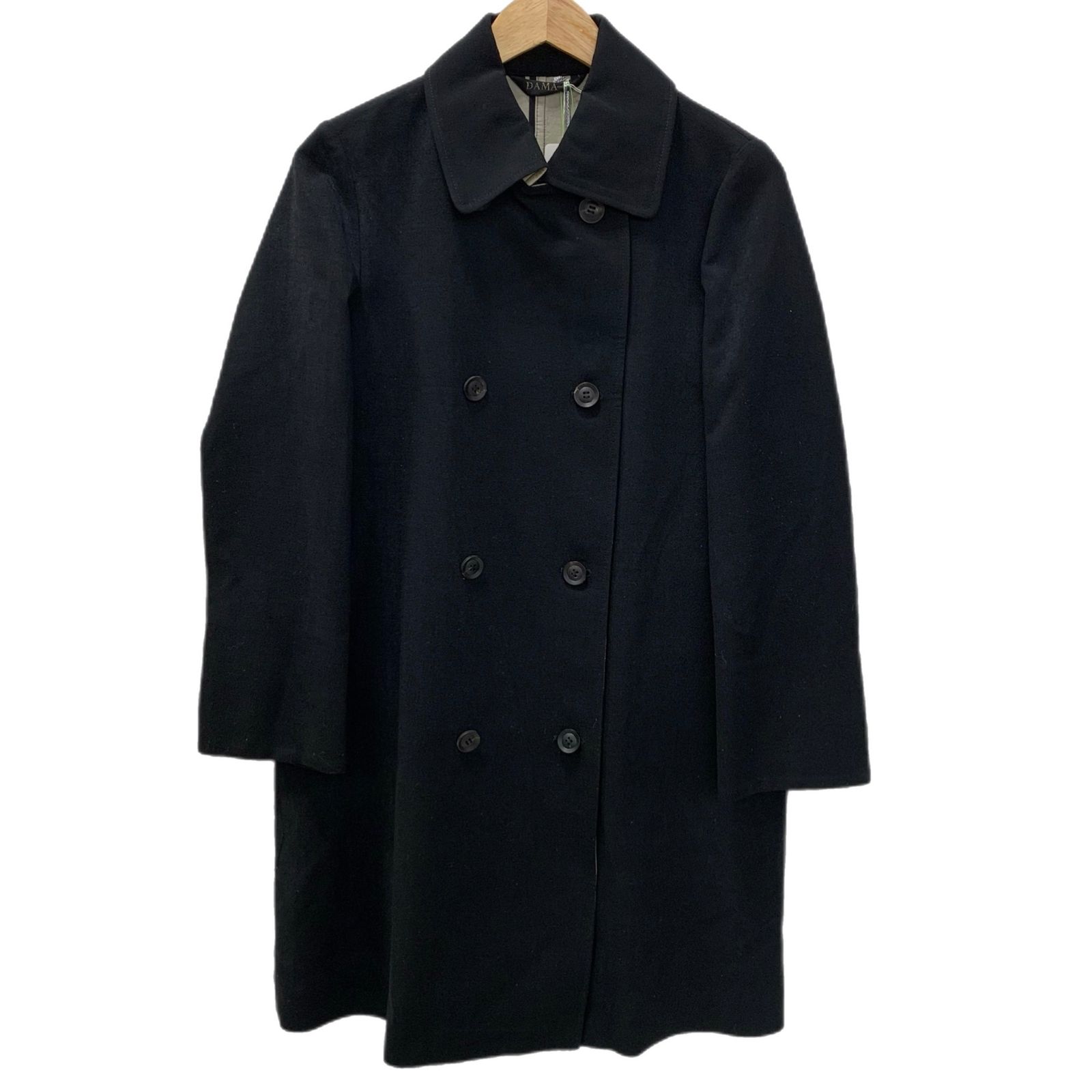 ダーマ・コレクション DAMA collection ウール 13016-03796 コート ブラック 201LT-527