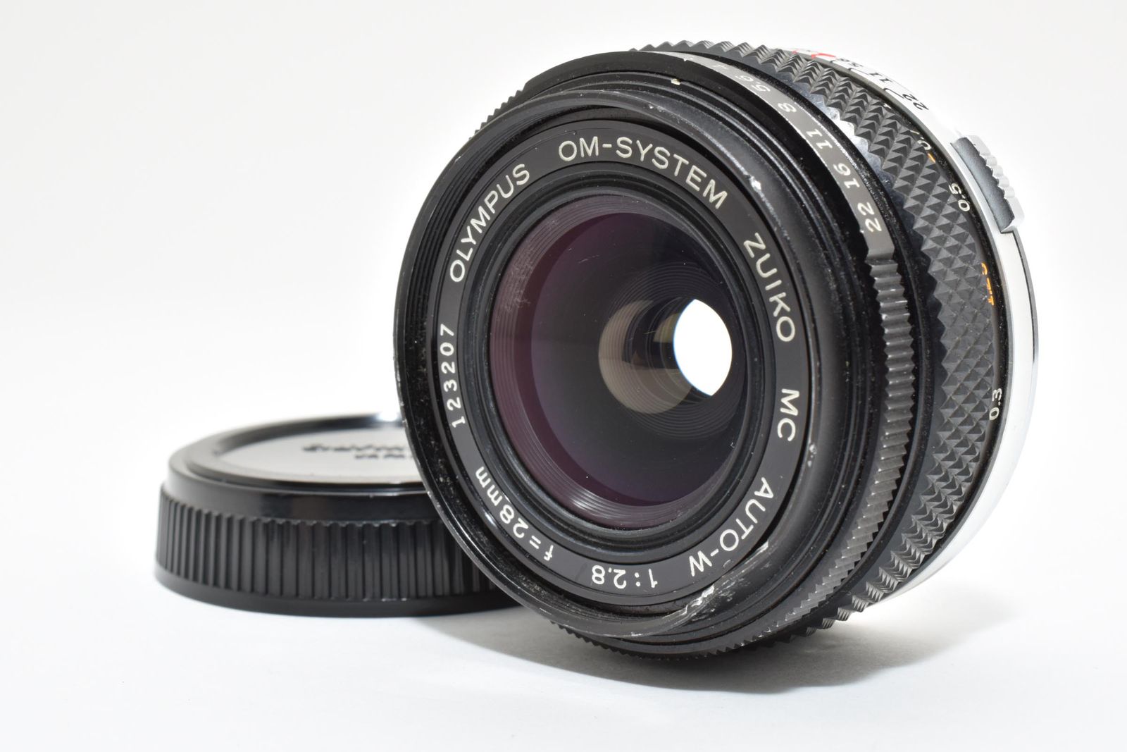 올림푸스 올림푸스 OM-시스템 즈이코 MC AUTO-W 35mm F2.8 35/ 1:2.8 [작동 확인] #9521 ni.June.1926