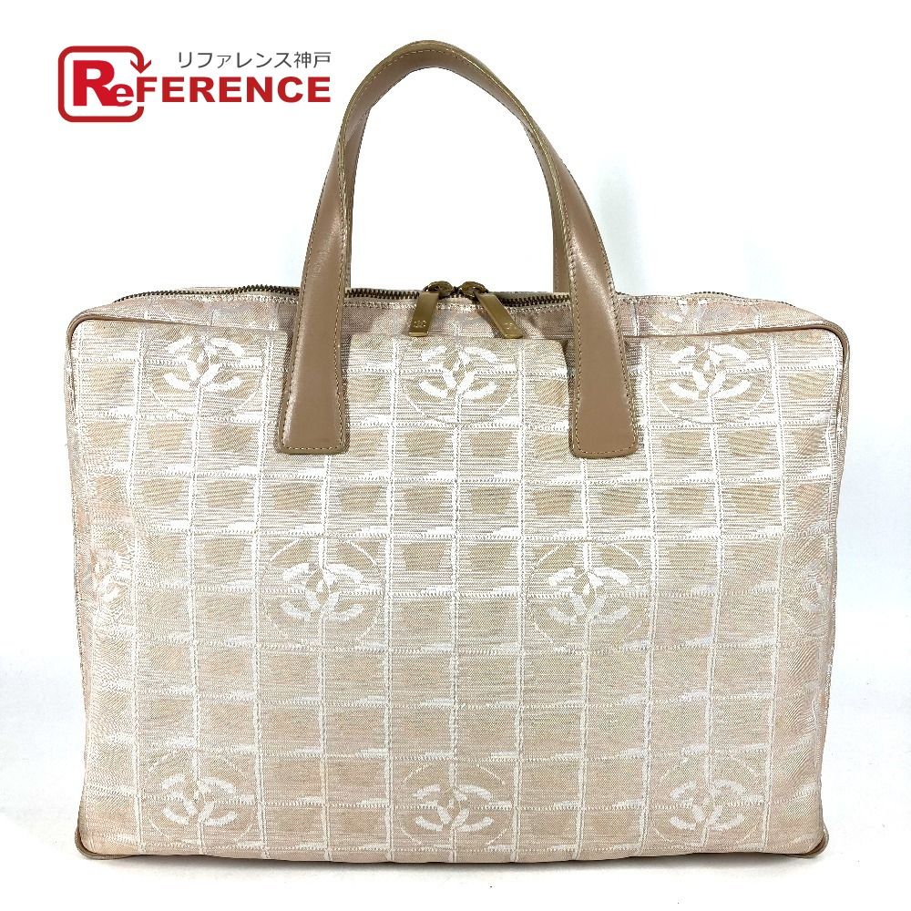 CHANEL シャネル ハンドバッグ ビジネスバッグ ナイロン/レザー ベージュ