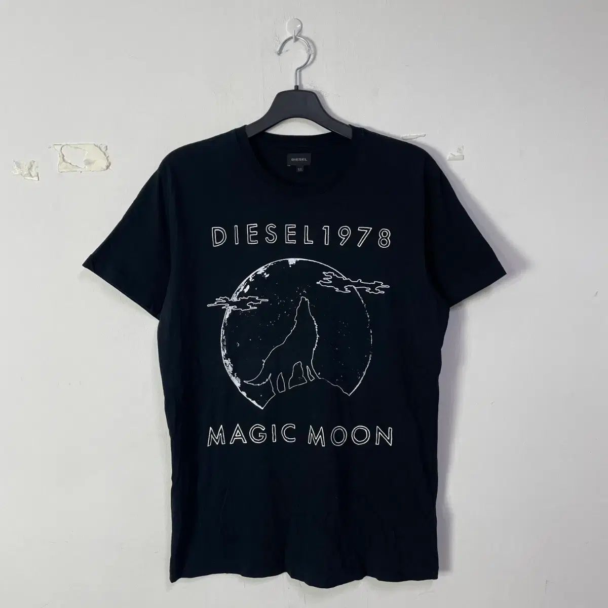 DIESEL 1978 マジック ムーン 半袖 Tシャツ ブラック