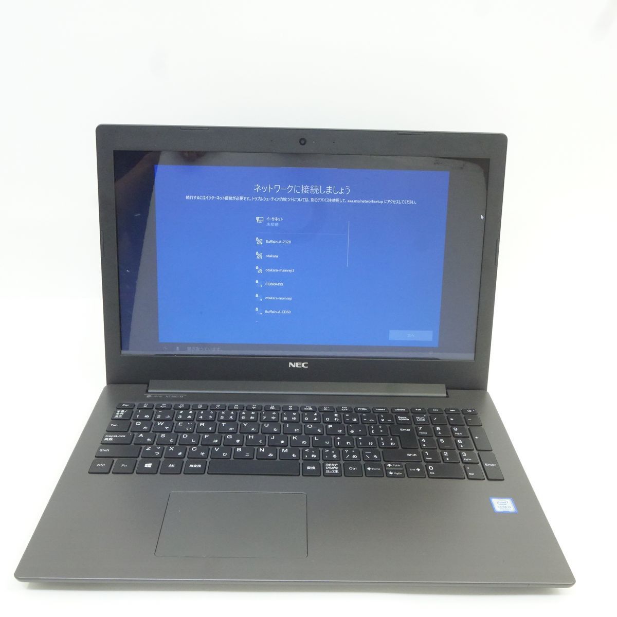 NEC LAVIE Note Standard NS300/MAB カームブラック Windows10 15.6インチ ※中古
