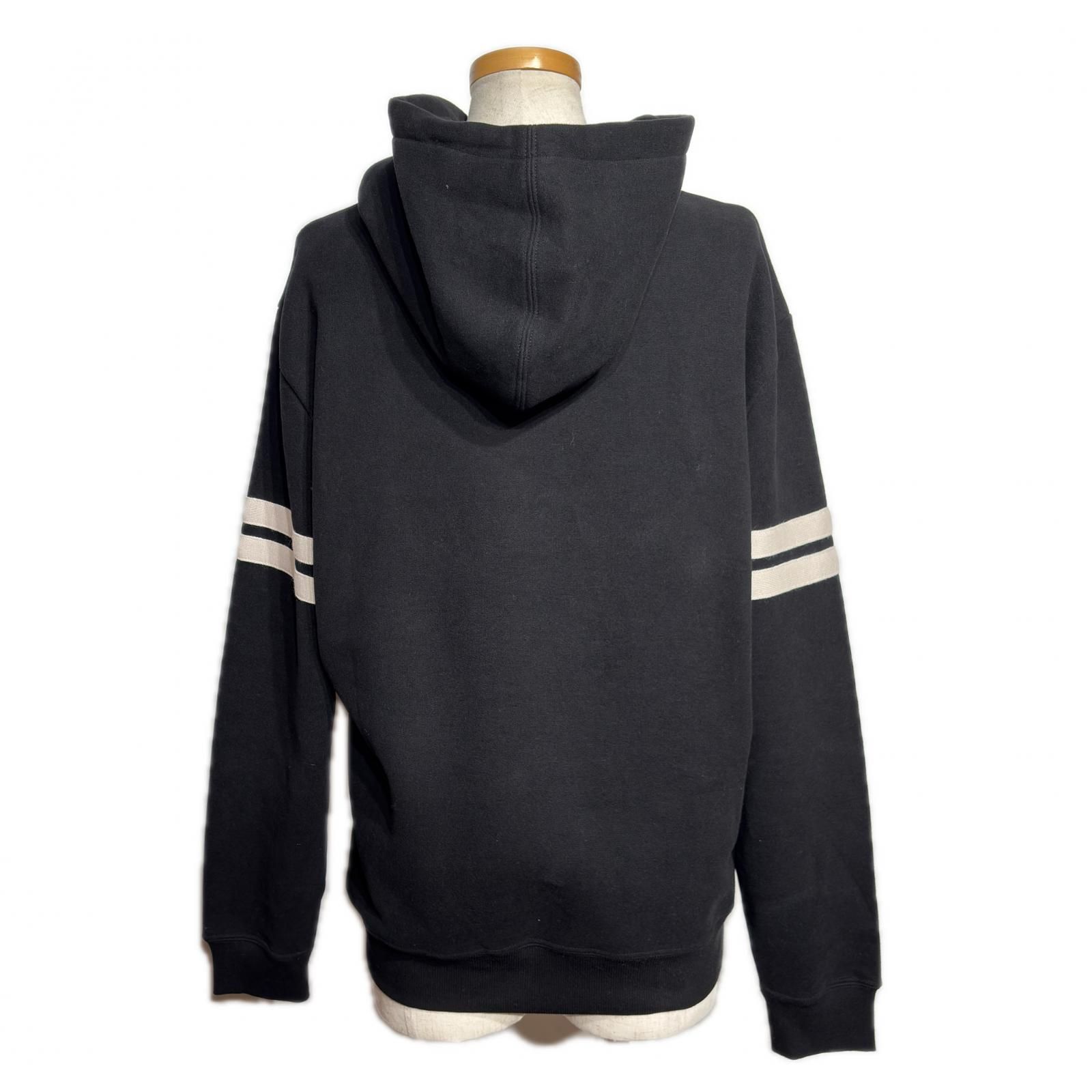 SAINT LAURENT サンローラン パーカー レディースM ブラック コットン 