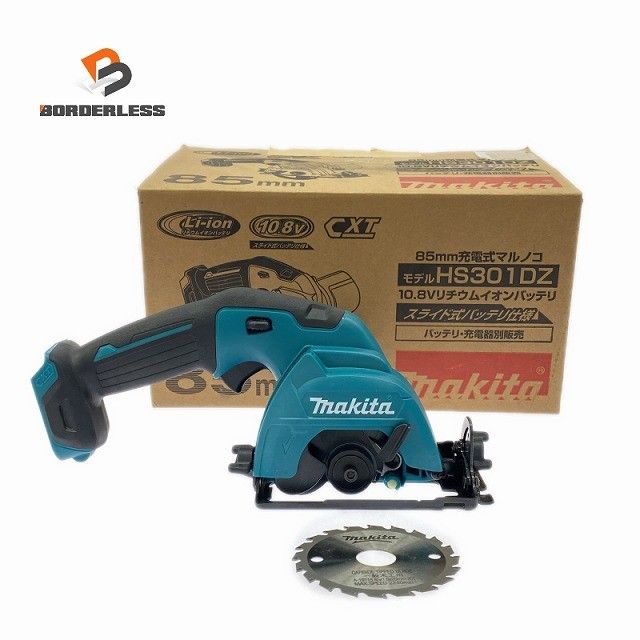 ☆極美品☆makita マキタ 10.8V 充電式マルノコ HS301DZ 本体のみ 電動工具 切断機 木工 丸のこ 丸鋸130130
