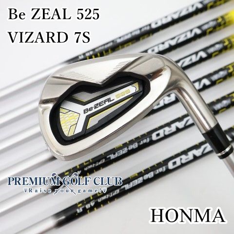【中古】[B-ランク] アイアンセット ホンマ Be ZEAL 525/VIZARD 7S/R/25.5[3066]
