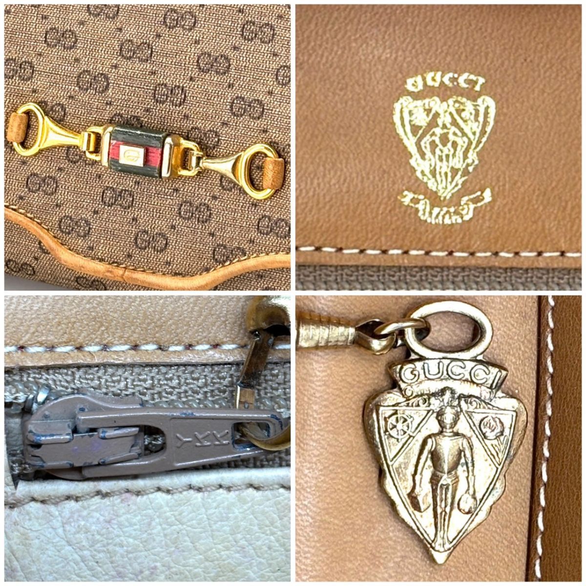 物語を連れて歩く】 GUCCI ショルダーバッグ マイクロGG ホースビット