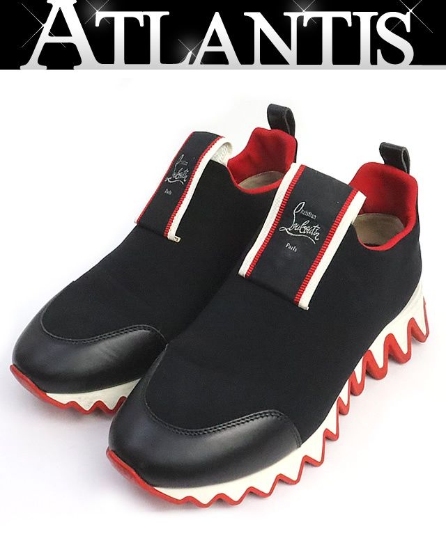 【広尾店】 クリスチャン ルブタン Christian louboutin スリッポンスニーカー size38(日本サイズ約24cm) 【19387】