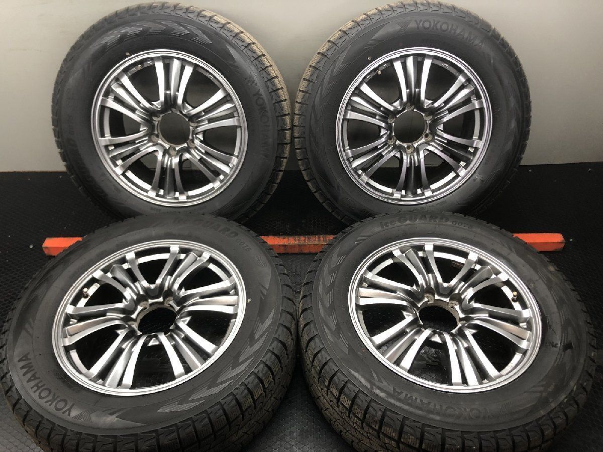 【YK G075 265/60R18】スタッドレス【BAZALT-X TYPE2 バザルト 18インチ 7.5J6HPCD139.7+25】バリ溝 ハイラックス ランクルプラド等 STF162