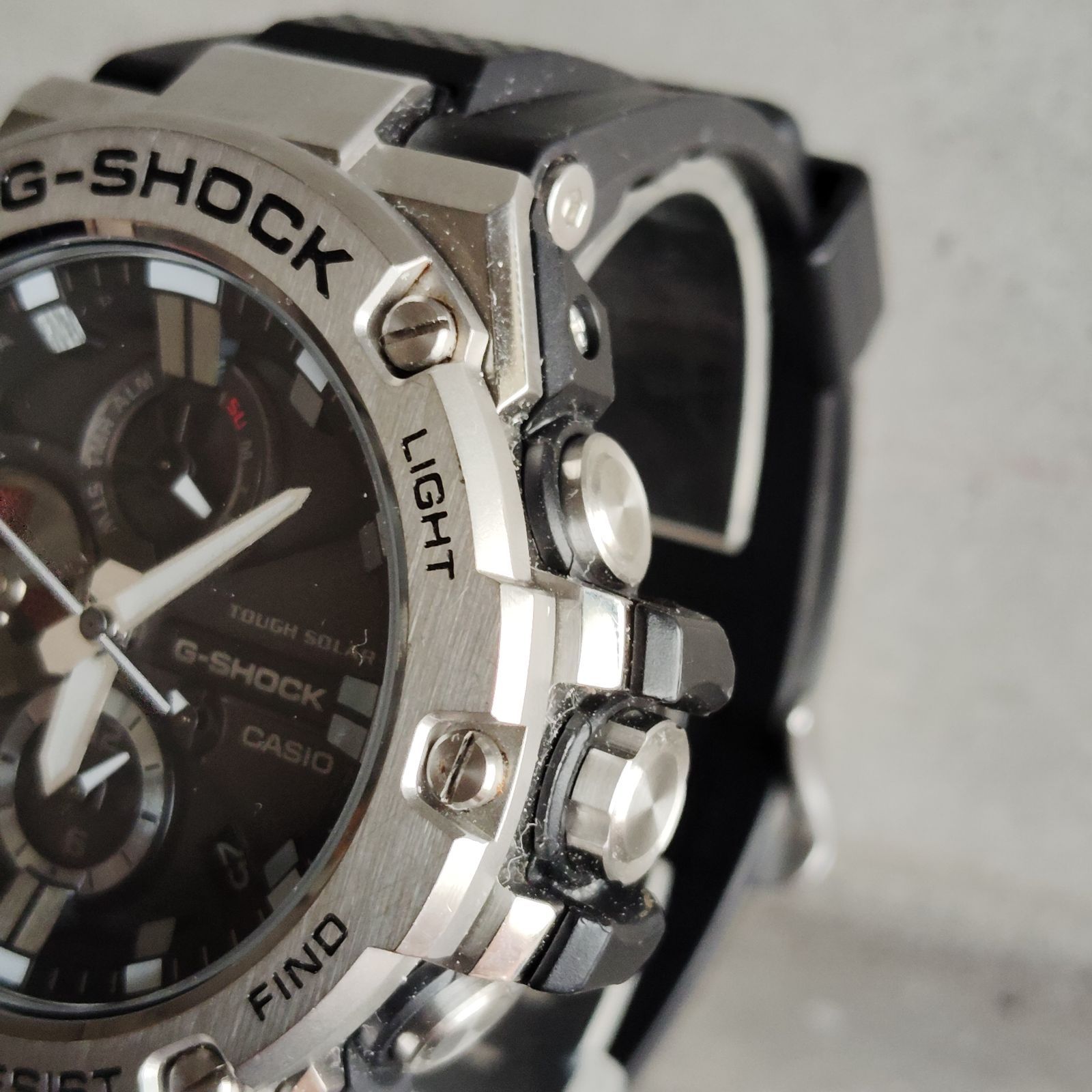 G-SHOCK G-STEEL GST-B100-1AJF クロノグラフ モバイルリンク タフ 