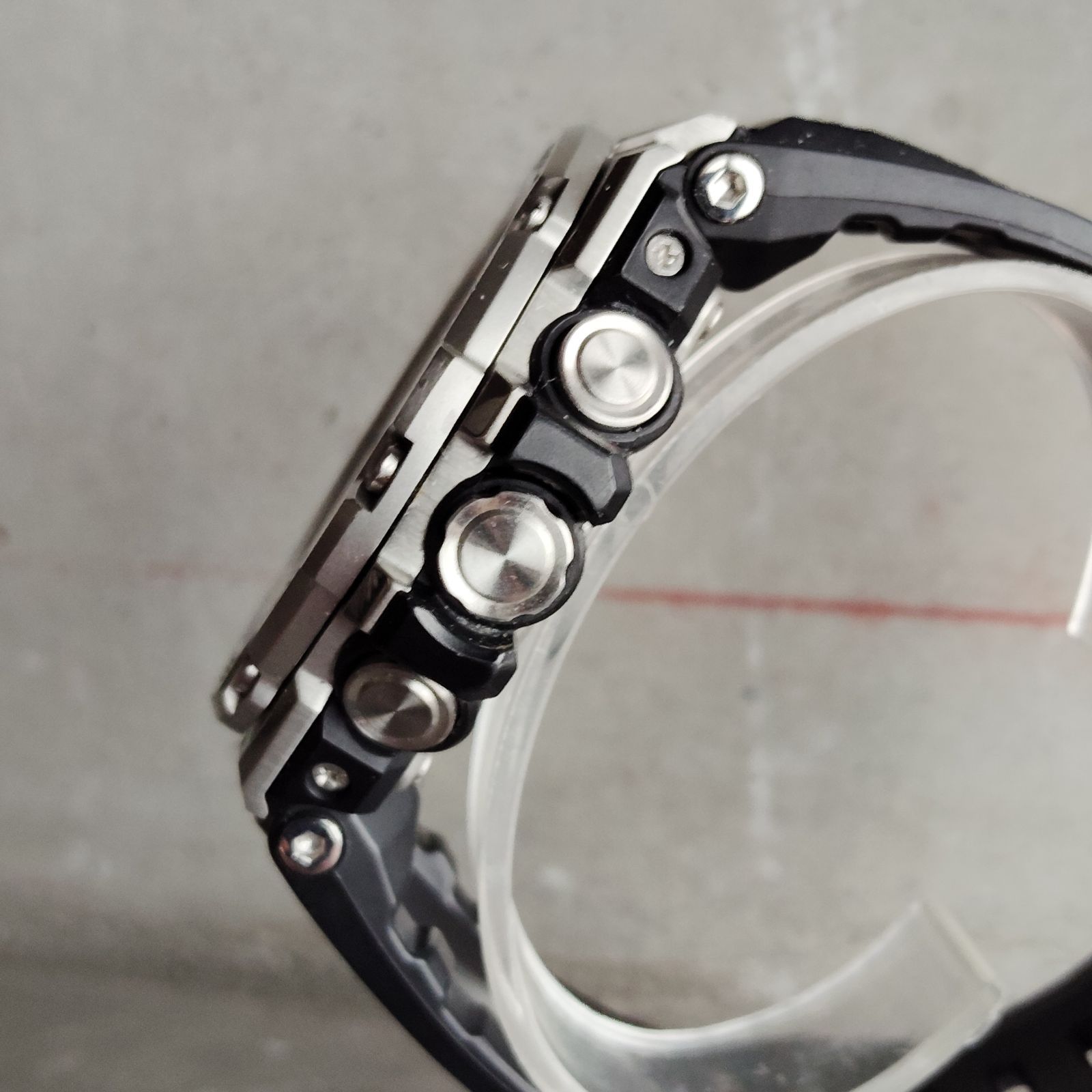 G-SHOCK G-STEEL GST-B100-1AJF クロノグラフ モバイルリンク タフ 