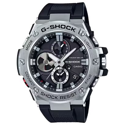 G-SHOCK G-STEEL GST-B100-1AJF クロノグラフ モバイルリンク タフソーラー ジーショック