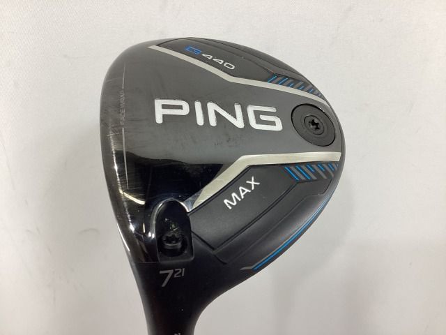 【中古】レフティーフェアウェイウッド ピン 【レフティ・7W】G440 MAX　フェアウェイウッド/PING TOUR 2.0 BLACK 65(JP)/S/21[7222]■杭全