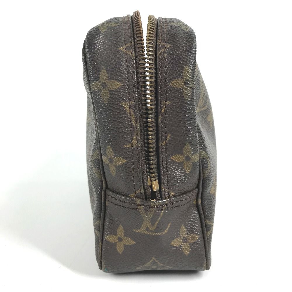 【美品】ルイヴィトンLVモノグラム コスメポーチ23 鑑定済!M47524 LOUIS VUITTON ルイヴィトン 化粧ポーチ トゥルーストワレット23