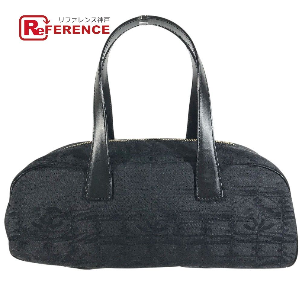 CHANEL シャネル ボストンバッグ ニュートラベルライン A15828 レザー/ナイロン ブラック
