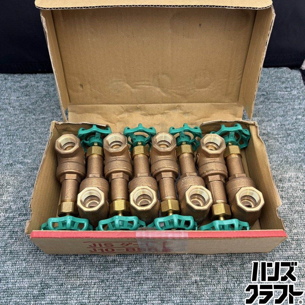 ◎【未使用／7個セット】 東洋バルブ ねじ込み形仕切弁 JISゲート J10-BSR 10K-1/2 7個セット TOYO 東洋バルヴ 【未使用／新古品】