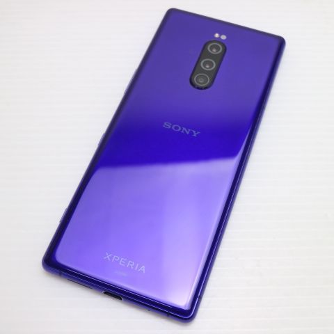 よるいちさん専用　 超美品SONY XPERIA SOV40 パープル 超美品 SOV40 Xperia 1 パープル スマホ 本体 白ロム 土日祝発送OK