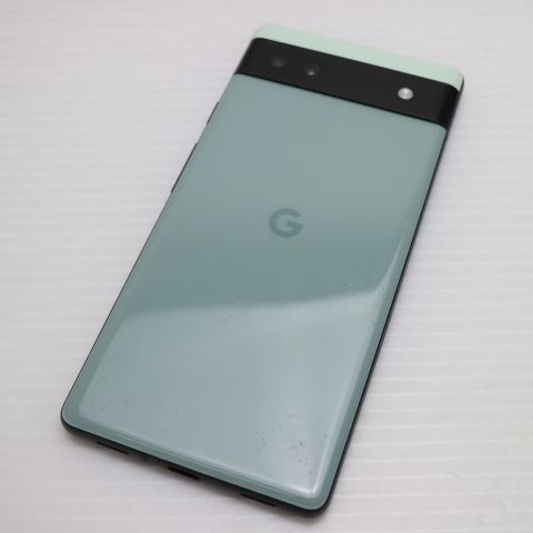 超美品 SIMフリー Google Pixel 6a セージ スマホ 白ロム 土日祝発送OK