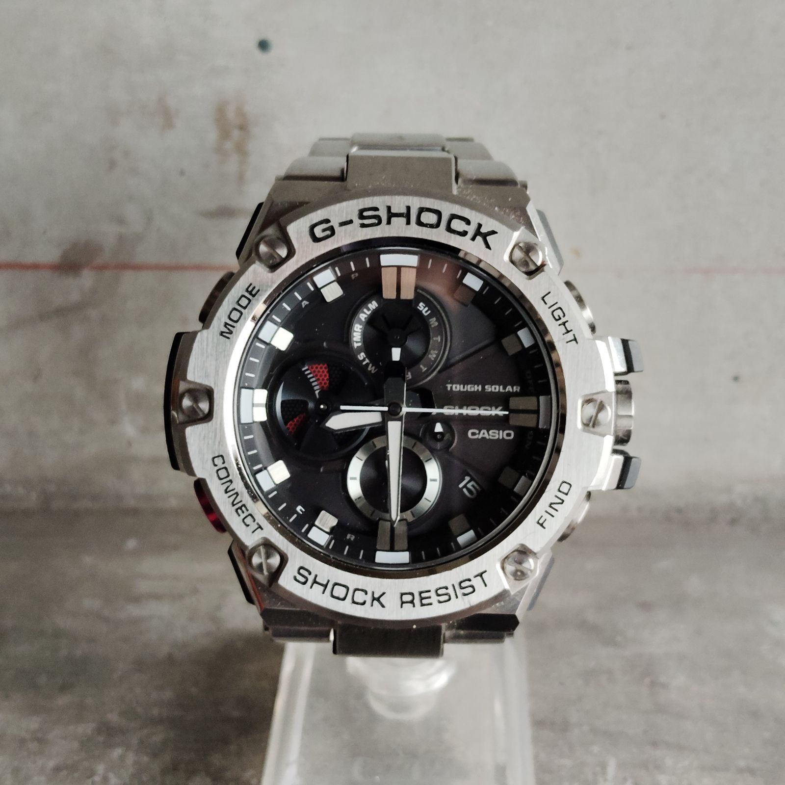 G-SHOCK G-STEEL GST-B100D-1AJF クロノグラフ モバイルリンク タフ 