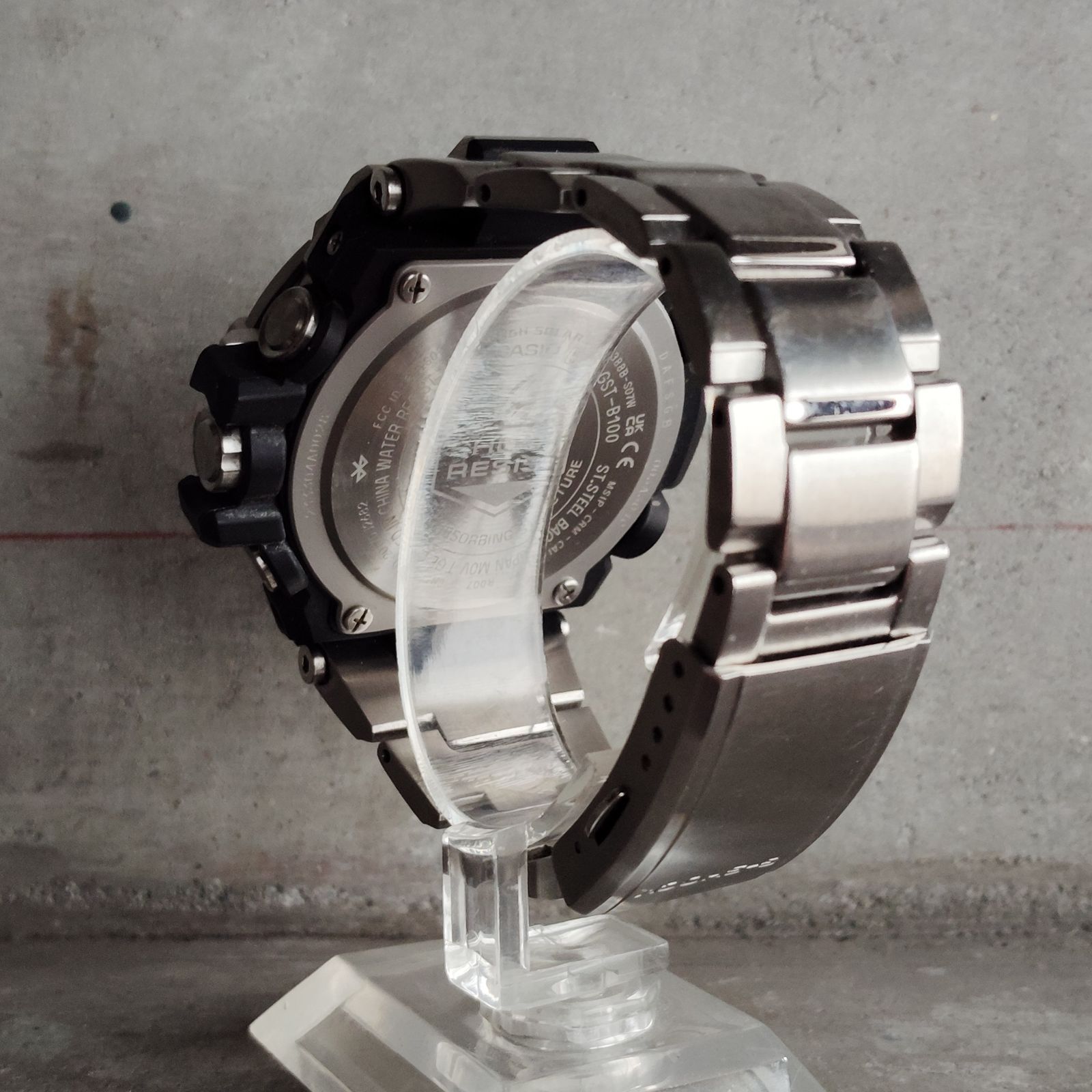 G-SHOCK G-STEEL GST-B100D-1AJF クロノグラフ モバイルリンク タフ 