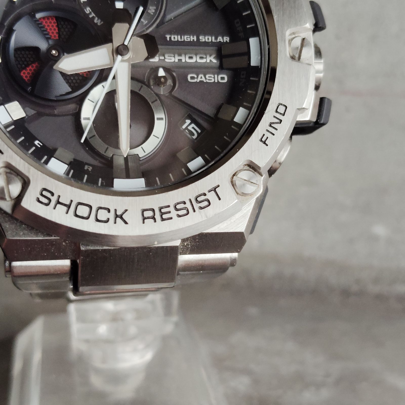 G-SHOCK G-STEEL GST-B100D-1AJF クロノグラフ モバイルリンク タフ 
