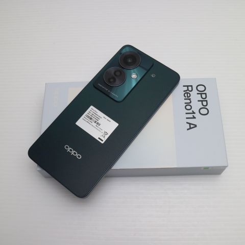 新品未使用 SIMフリー OPPO Reno11 A ダークグリーン スマホ OPPO 即日