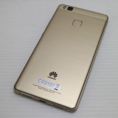 超美品 SIMフリー HUAWEI P9 lite ゴールド 即日発送 スマホ HUAWEI