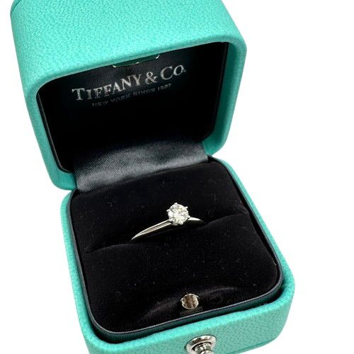 TIFFANY&CO. ティファニー ソリティア Pt950 0.26ct リング 指輪 TIFFANY&CO. ティファニー ソリティア Pt950 0.26ct リング 指輪