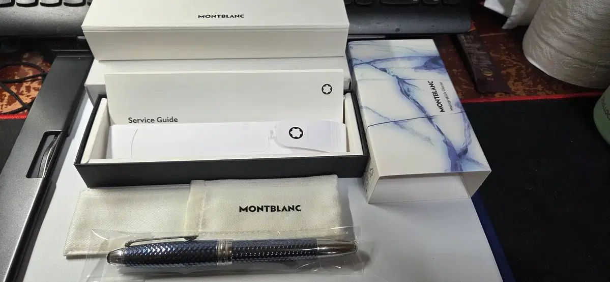 モンブラン グレッシャー ルグラン ソリテールド 18K Fニブ 万年筆