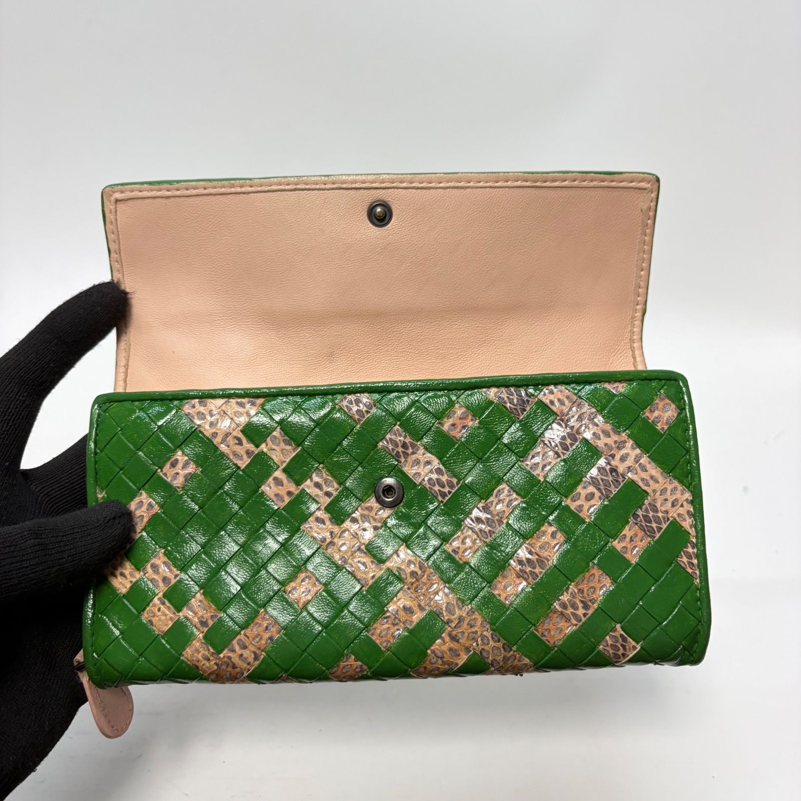 4853 BOTTEGA VENETA ボッテガヴェネタ 長財布 イントレチャート