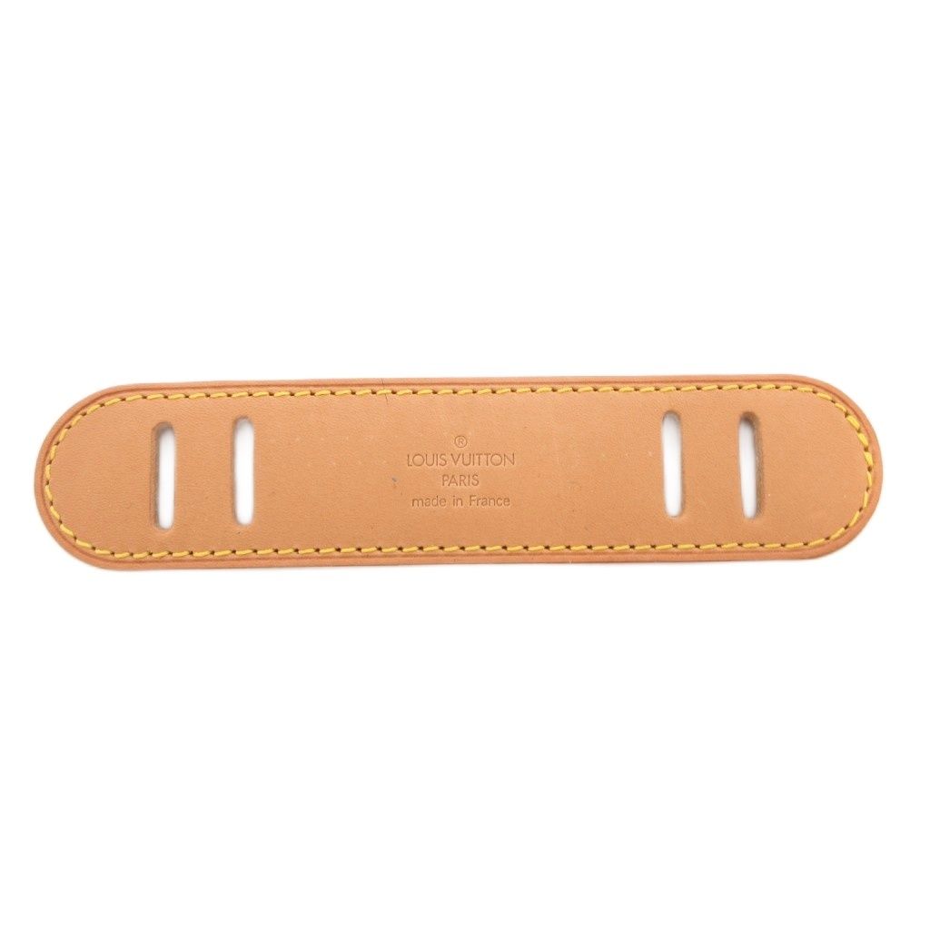 ルイヴィトン LOUIS VUITTON ショルダーパッド レザー ロゴ 茶 ブラウン /YF ■GY11