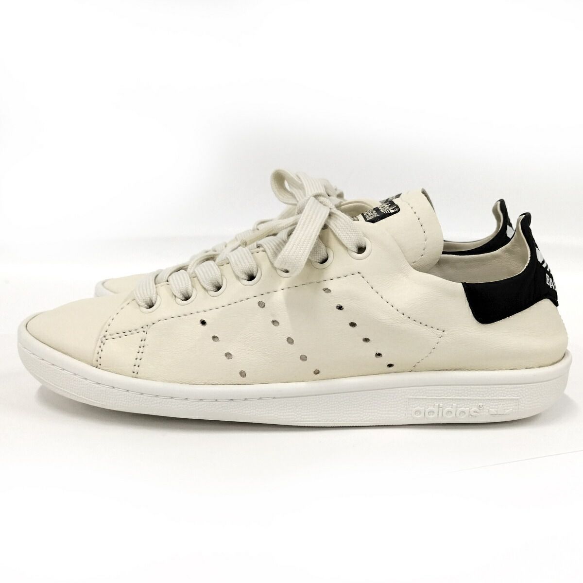 BALENCIAGA ADIDAS スタンスミス スニーカー レディース ブラック 22.5