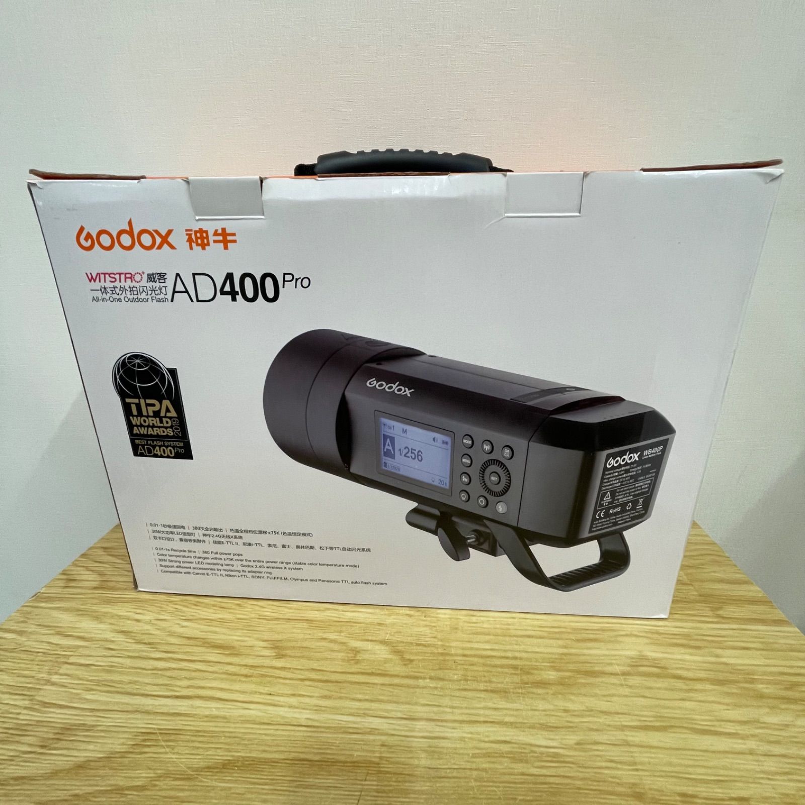 ■Godox ゴドックス AD400PRO オールインワン アウトドア フラッシュライト スピードライト TTLオートフラッシュ A26-2132