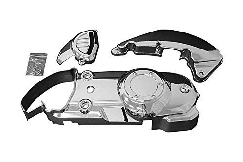バイクパーツセンター メッキクランクケースカバー 3点セット スズキ アドレスV125 メッキパーツ 303054ts 9b66d7b5