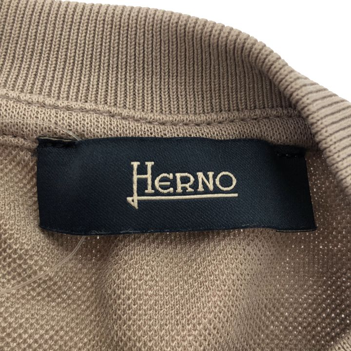 ⁄ HERNO ヘルノ クルーネック 半袖Tシャツ ニットライク JG000206U