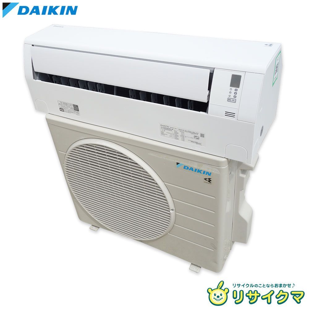 ダイキン ルームエアコン 2024年製　F224ATES-W 中古】M▽ダイキン ルームエアコン 2024年 2.2kw ～8畳 光速ストリーマ