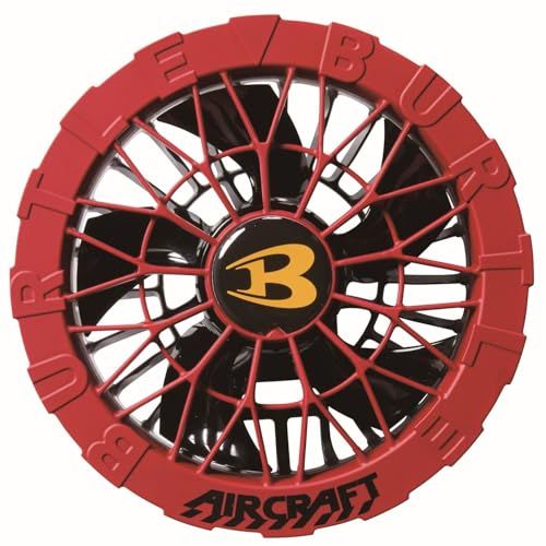 BURTLE バートル エアークラフト 2025年モデル ファンユニット(※2024年モデル リチウムイオンバッテリー互換性あり) レッド AC09-2 86 Fry