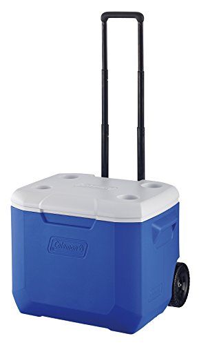 Coleman(コールマン) クーラーボックス ホイールクーラー 60QT 容量約56L 保冷力約3日 大容量 キャリー キャンプ アウトドア 釣り 部活 強力保冷 頑丈ry