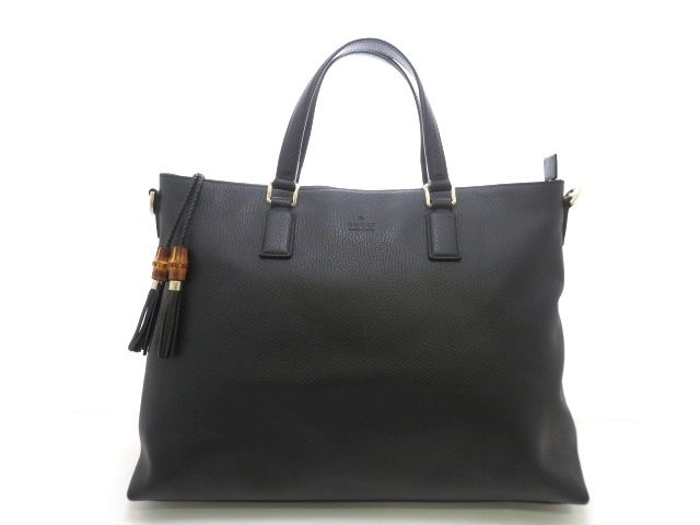 GUCCI ブラック ショルダーバッグ GUCCI グッチ 2WAYバッグ 365345 ショルダーバッグ カーフ ブラック
