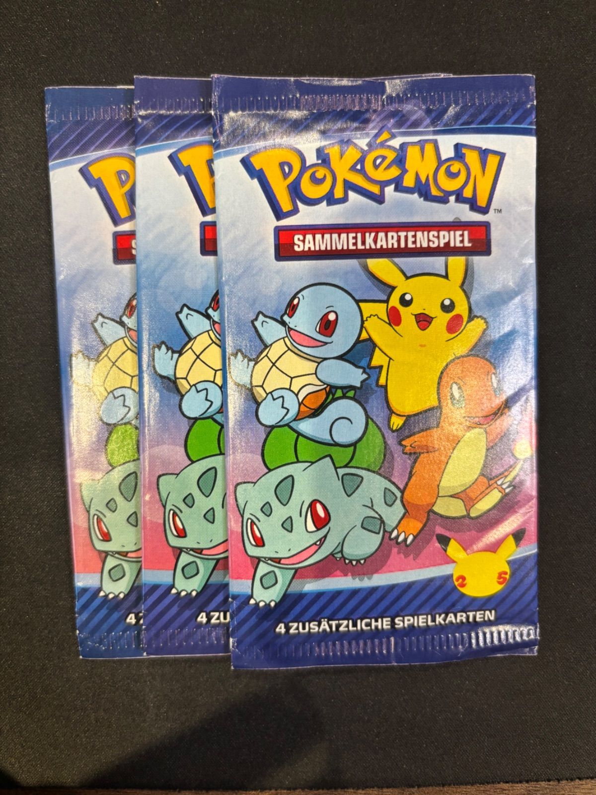 ドイツ マクドナルド限定 ポケモンカード 25周年 プロモ 計3パック