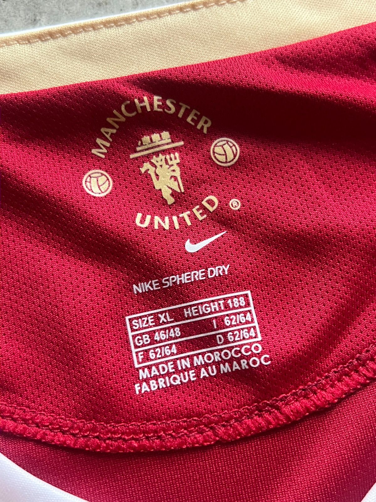Manchester United 2006-07 長袖ユニフォーム ゲームシャツ ナイキ XL 