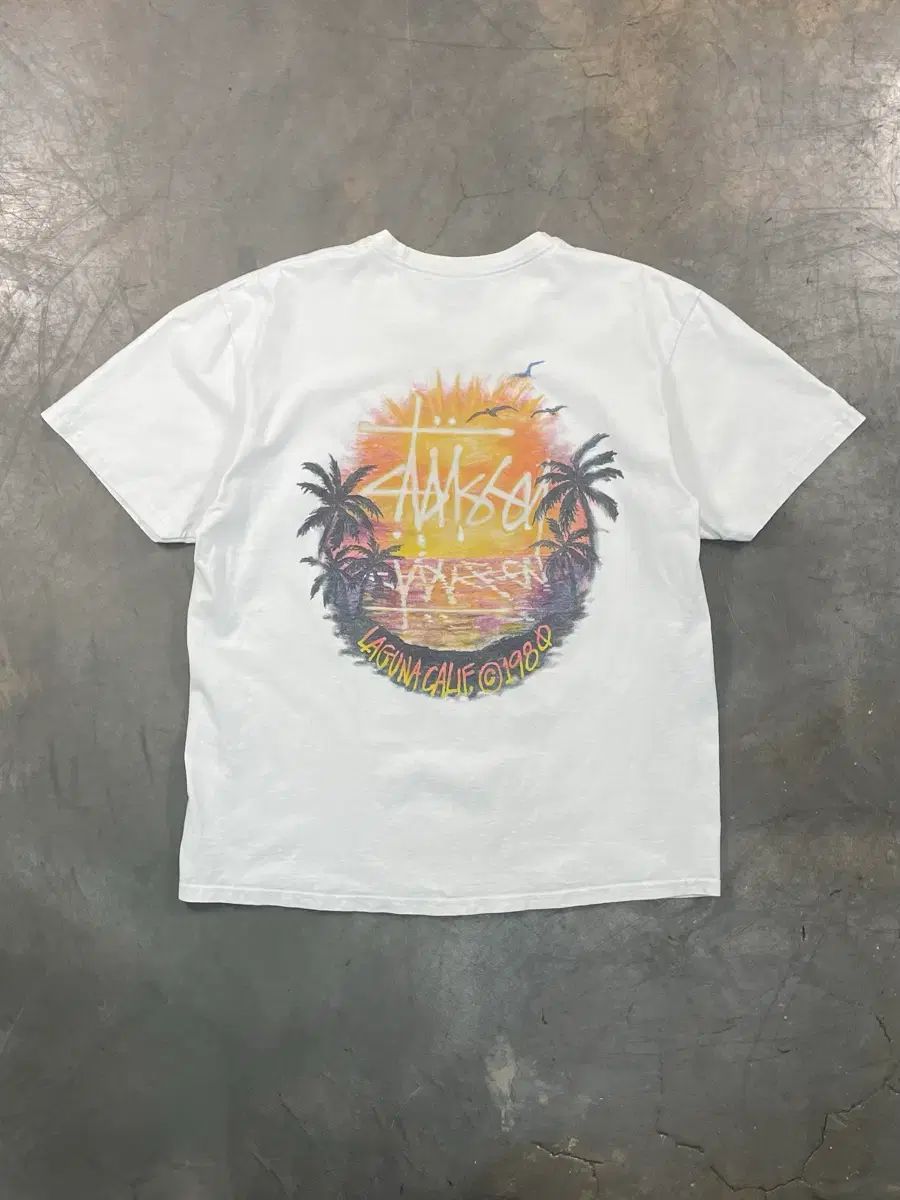 STUSSY サンセット 半袖 Tシャツ