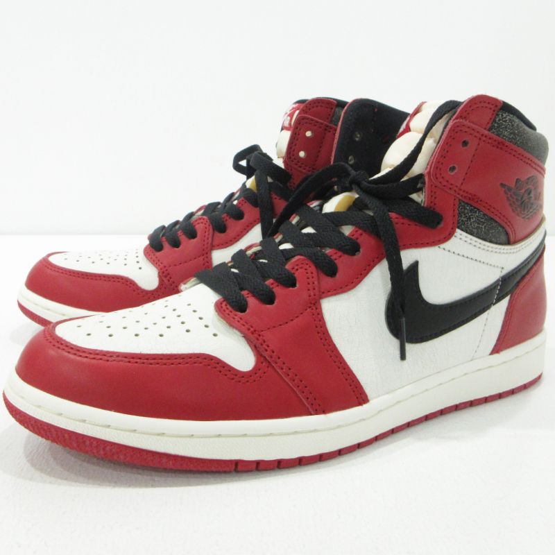 【三重本店】 中古 NIKE | ナイキ スニーカー AIR JORDAN 1 RETRO HIGH OG エアジョーダン 1 レトロ ハイ オリジナル シカゴ DZ5485-612 レッド サイズ：28.5cm 【126】