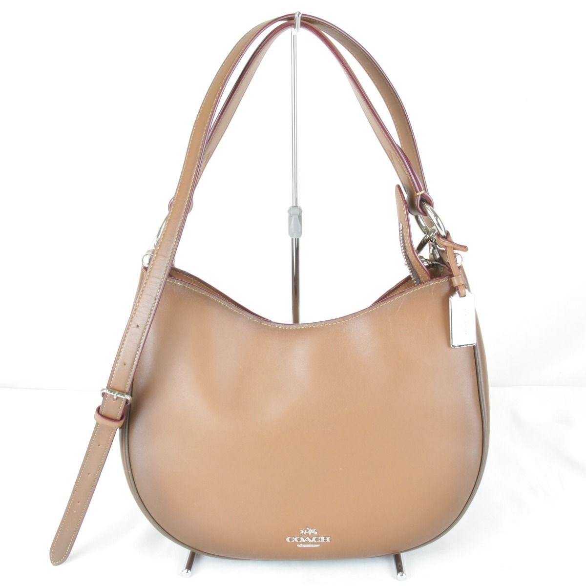USED』COACH【コーチ】 2WAYバッグ ブラウン ホーボー 54868