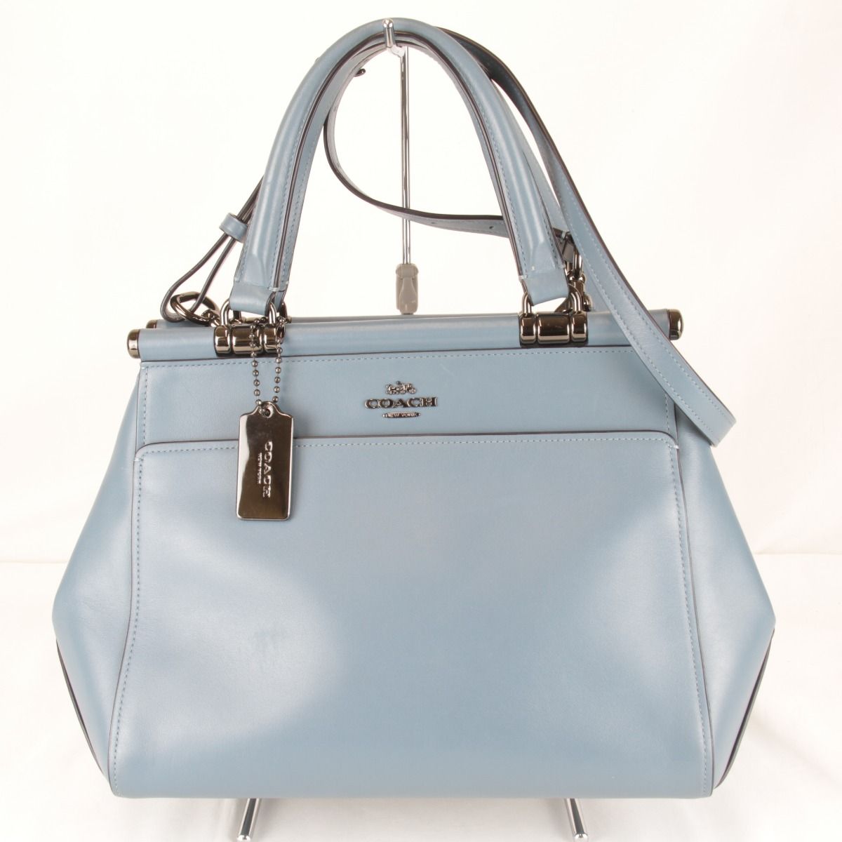 『USED』COACH【コーチ】 2WAYバッグ ブルー 31916 ショルダーバッグ レザー レディース