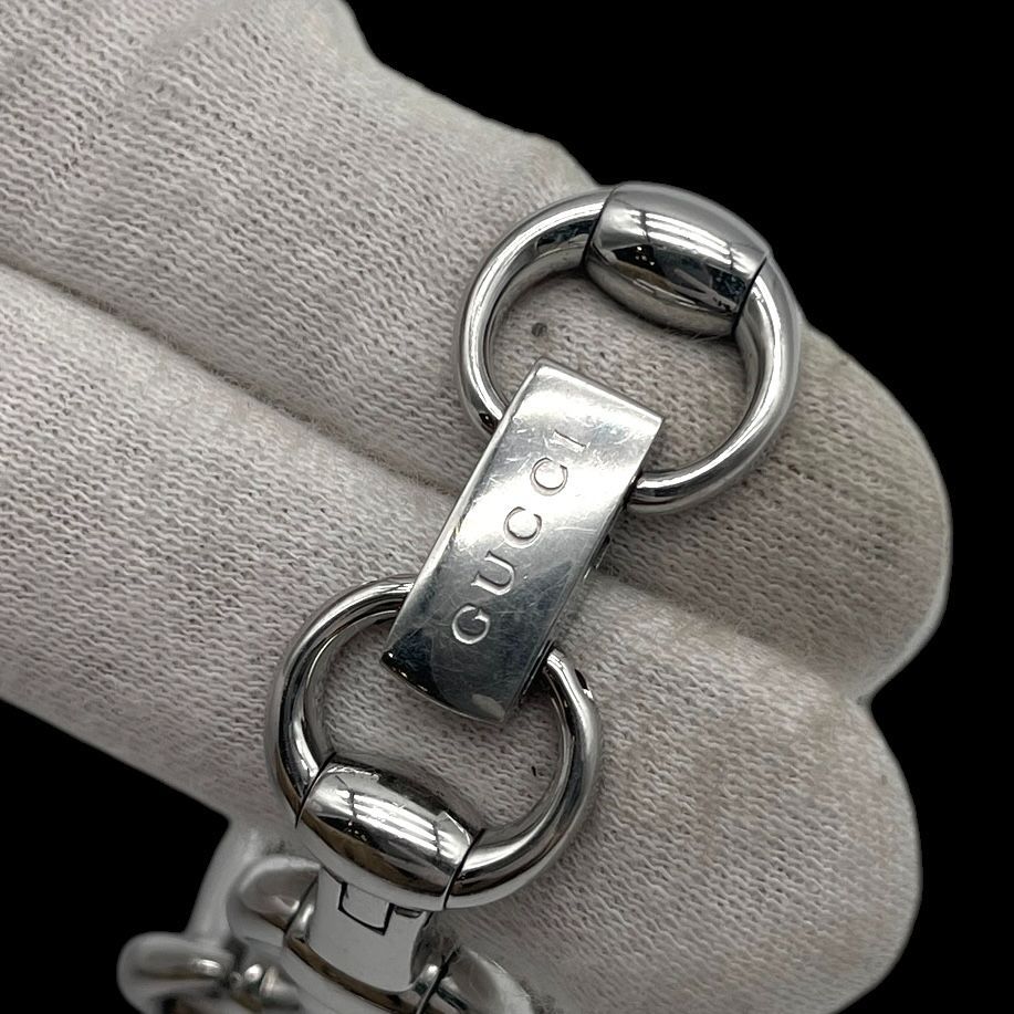 新品電池 稼働品 GUCCI グッチ シニョーリア レディース腕時計 シェル