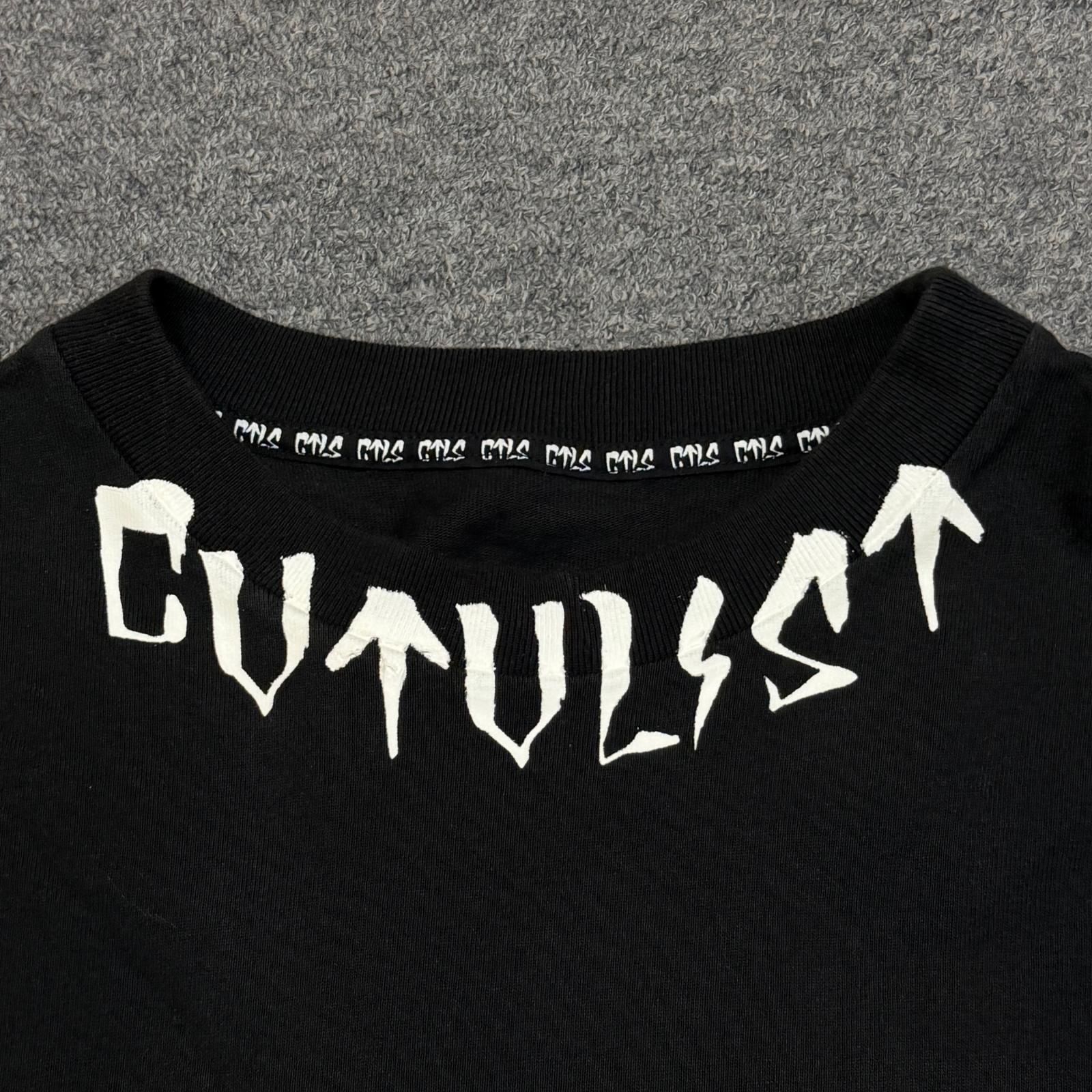 CVTVLIST Neck Logo L/S Tee ネックロゴ 長袖Tシャツ 刺繍カットソー