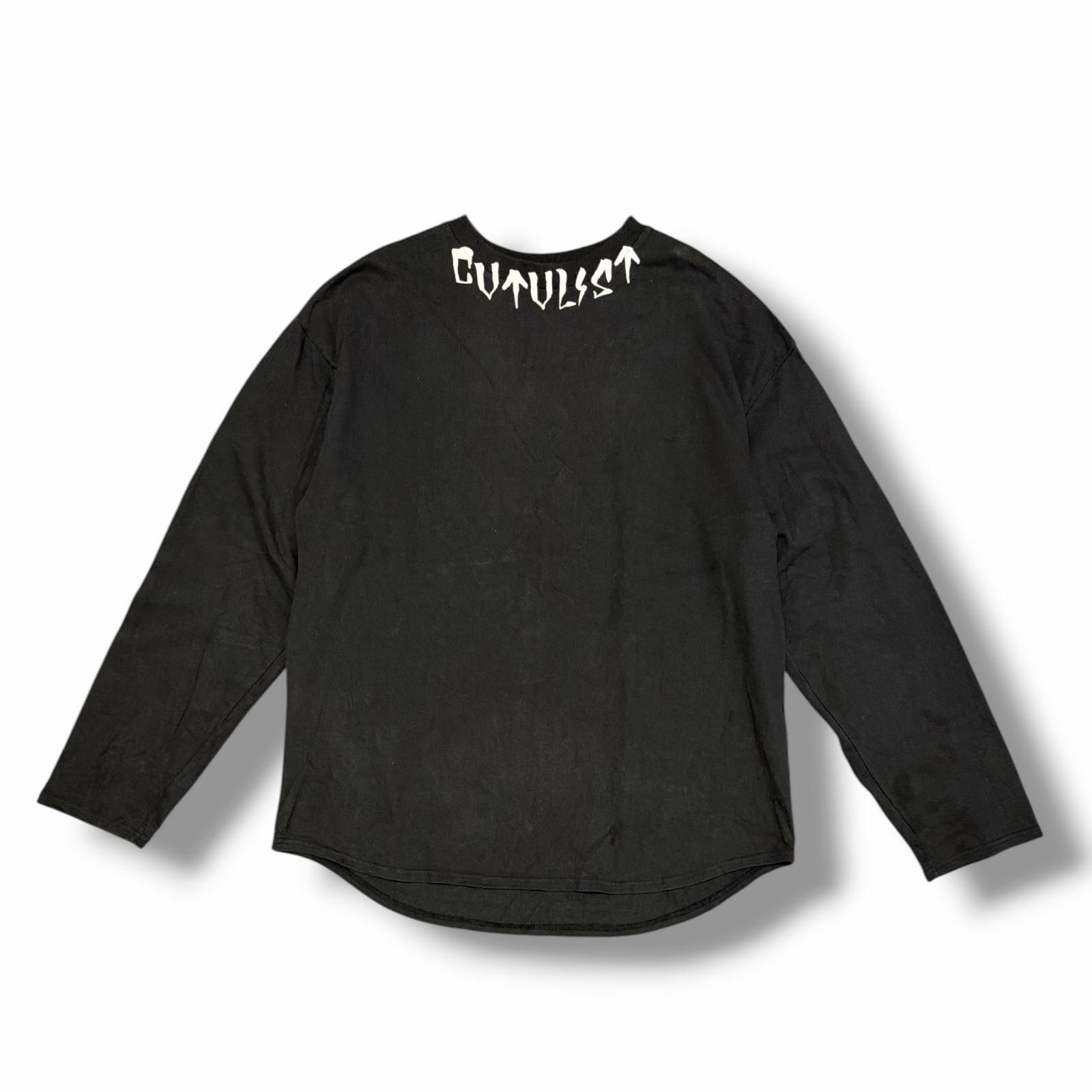 CVTVLIST Neck Logo L/S Tee ネックロゴ 長袖Tシャツ 刺繍カットソー