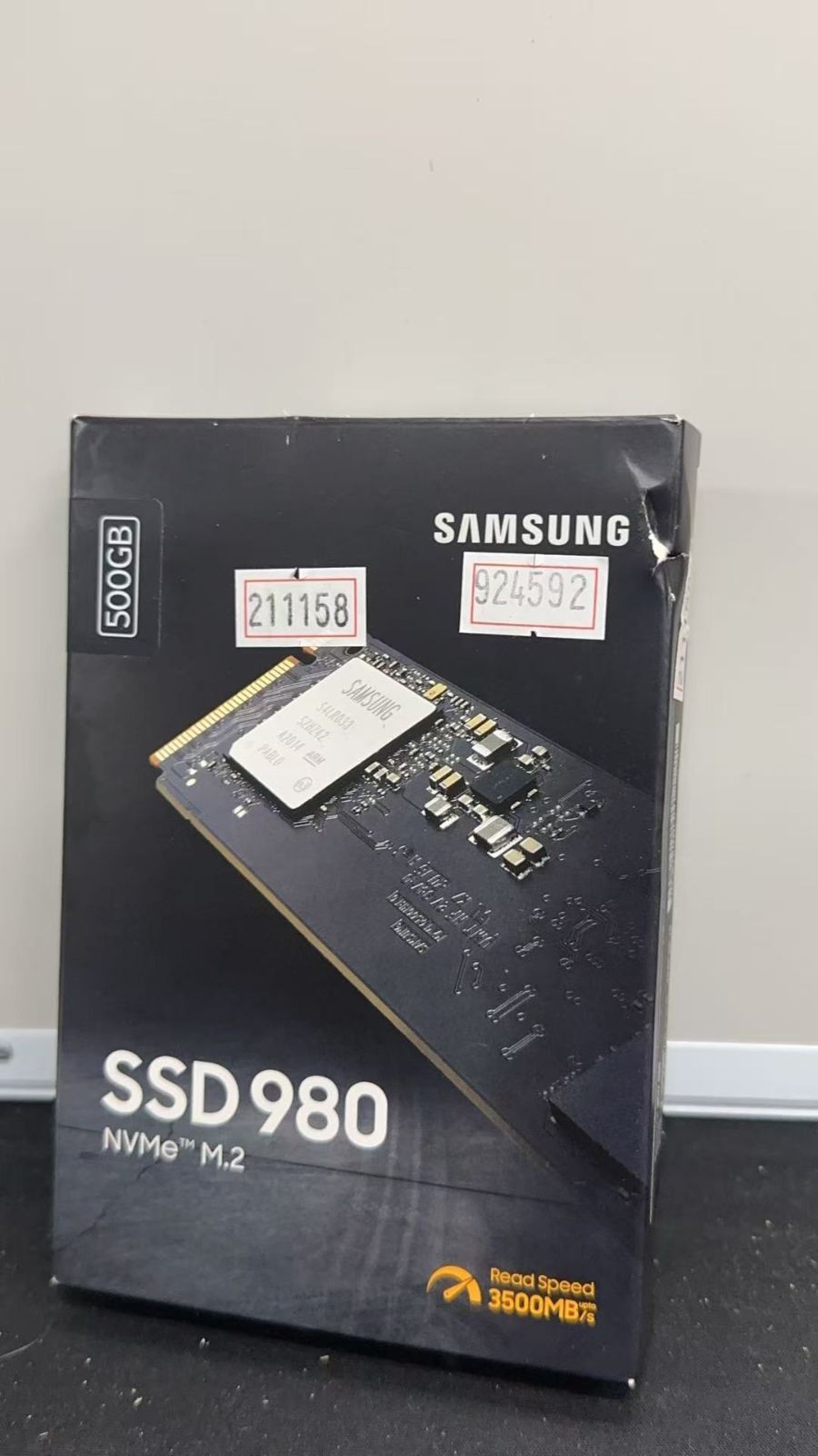 ★Samsung 980 500GB NVMe M.2 SSD PCIe Gen3 未開封 ++924592　　MZ-V8V500B/EC