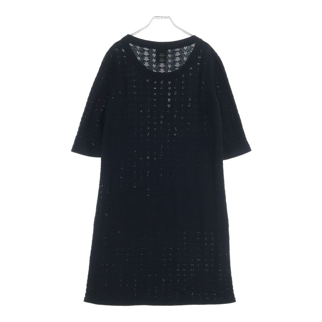 CHANEL (シャネル) ココマークボタン プルオーバー ニット ワンピース