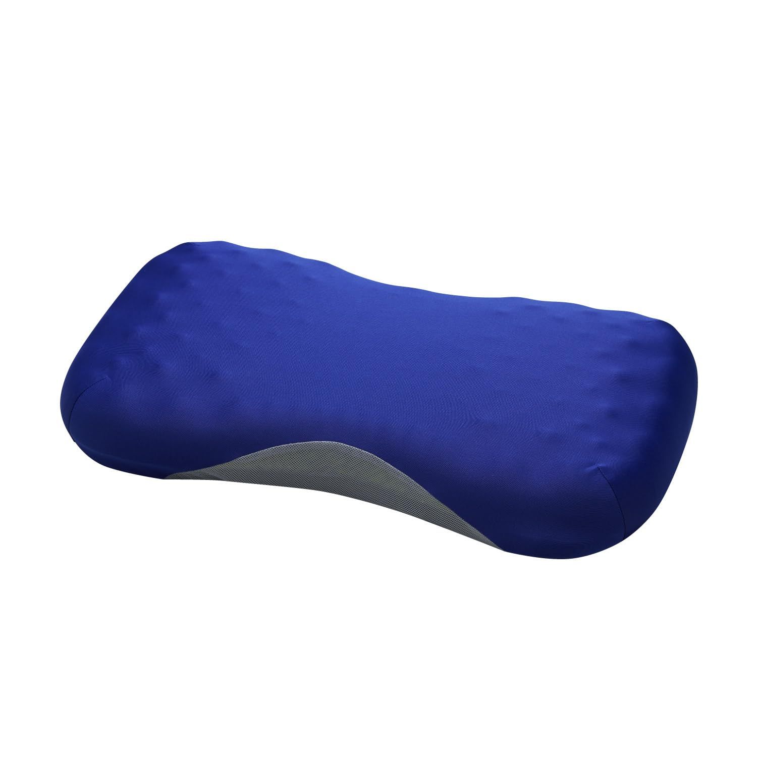 特価商品　56X32X9cm 枕 子どもの成長に合わせてアジャストする 特殊立体ネックコア構造 高さ調節可能 ピロー 負担がかかりにくい 頭圧分散 快適な寝姿勢をキープ 快適な通気性 洗える側地 nishikawa AiR エアー 日本製 ブルー EH9412